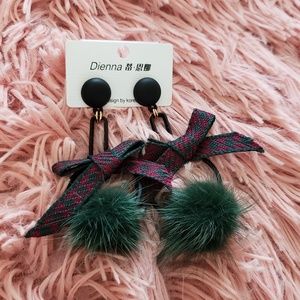 Long Green Earrings!